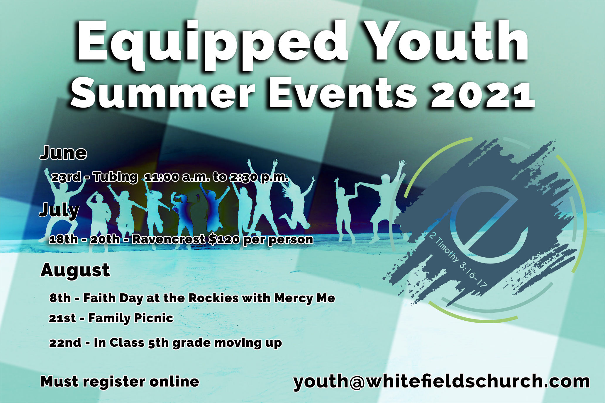 Equipped Youth Summer Events 21 News And Updates White Fields Community Church A Christian Church In Longmont Colorado